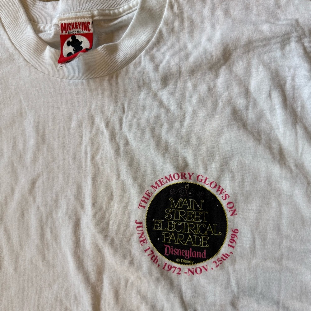 Rare 90s Disney MSEP Farewell Season 1996 Bundle | White Tee & Panoramic Poster - Picture 11 of 13